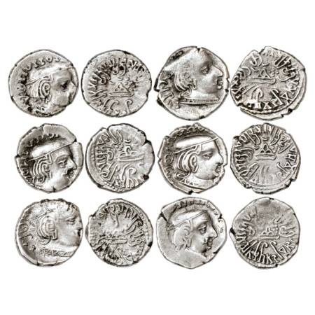 Western Kshatrapas, Kardamaka dynasty, Rudrasena II as Mahakshatrapa (255-276AD), Silver D