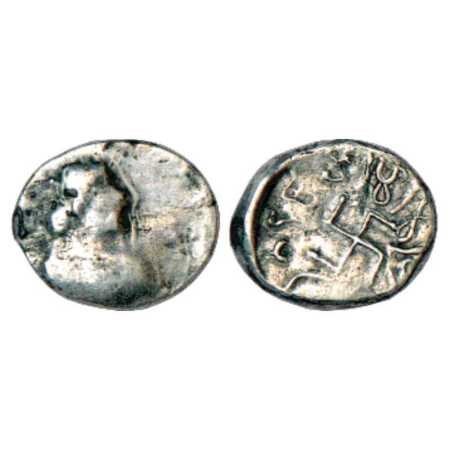 Paratarajas of Baluchistan and NW Sindh, Silver Hemidrachm of Mirahvara, son of Hvaramira,