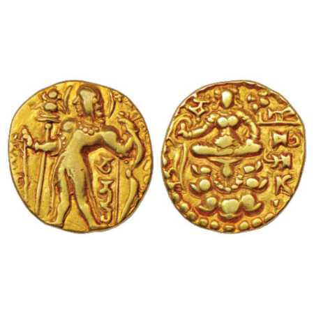 Gupta Empire, Gold Dinar of Chandra Gupta II, 'Archer' type, Altekar Class II, var. A, 7.7