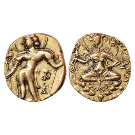 Vanga / Gauda-Vanga region, Gold Dinar of Samachara Deva (c. 525-550 AD), ECB OTH2.1, 9.13