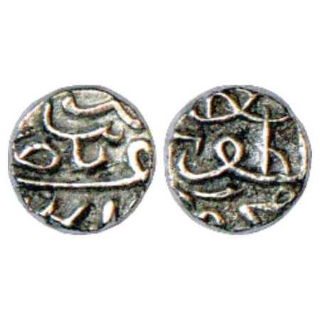 Sultans of Gujarat, Silver 1/16th Tanka of Nasir al-Din Mahmud Shah III, bin Latif (1537-1