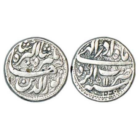 Jahangir (1605-1627 AD), Silver Rupee, Agra Mint, Azar, AH 1025/RY 11, KM 145.1, well cent