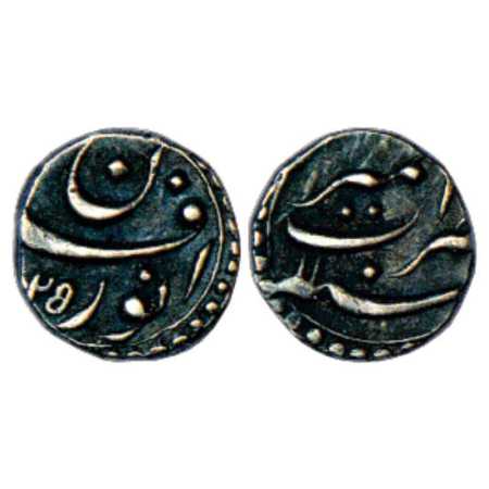 Jahangir (1605-1628), Silver 1/16th Rupee 'Nisar' of 'Noor Afshan' type, Ajmer Mint, AH (1