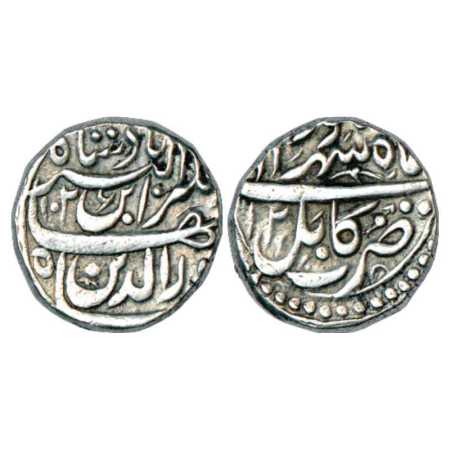 Jahangir (1605-1627 AD), Silver Rupee, Kabul Mint, Shahrewar, AH 1026/RY 12, KM 145.9. Ver