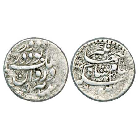 Jahangir (1605-1627 AD), Silver Heavy Rupee (20% heavy weight), 13.82g, Lahore Mint, 'Ta F