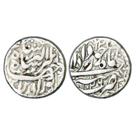 Jahangir (1605-1627 AD), Silver Rupee, Tatta Mint, Khurdad, AH 1026/RY 12, KM 145.17. Very