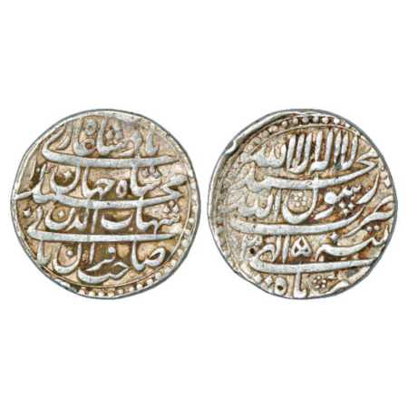 Shah Jahan (1628-1658 AD), Silver Rupee, Patna Mint, AH 104(0)/RY 3, KM 224.16. Very Fine+