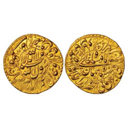 Shah Jahan (1628-1658 AD), Gold Mohur, 10.92g, Dar ul-Khilafat Shahjahanabad Mint, AH 1068