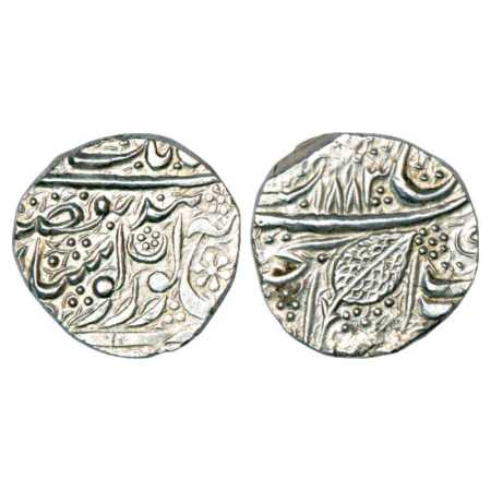 Sikh Empire, Silver Rupee, Amritsar Mint, 'Nanak Shahi' couplet, VS 1883, G. Singh 01.49.0