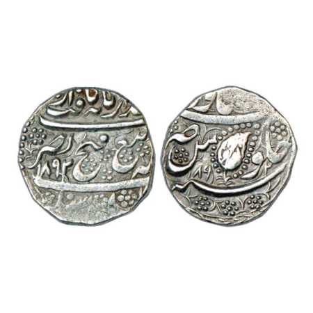 Sikh Empire, Silver Rupee, Peshawar Mint, 'Gobindshahi' couplet, VS 1892, Herlli 13.02.04.