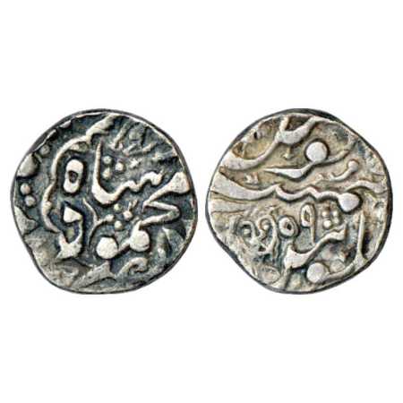 Sindh, Amirs of Khairpur, British occupation, Silver Rupee, Bhakkar Mint, in the name of M