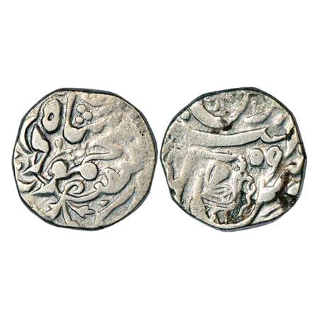Sindh, Amirs of Khairpur, British occupation, Silver Rupee, Bhakkar Mint, in the name of M