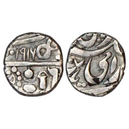 Bikanir, Dungar Singh (1872-1877 AD), Silver ¼ Rupee, 1916, 2.51g in the name of Victoria,