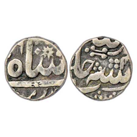 Hyderabad, Sikandar Jah (1803-1829 AD), Silver Rupee, Hyderabad Mint, in the name of Muham