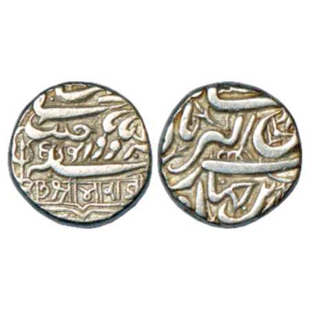 Kutch, Bharmalji I (1586-1632 AD), Silver Kori with the name of Mughal Emperor Jahangir, N