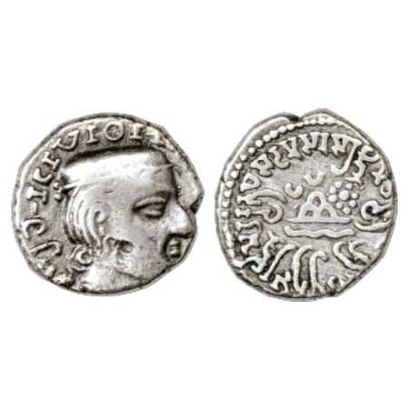 Western Kshatrapas, Kardamaka dynasty, Damasena as Mahakshatrapa (222-238AD), Silver Drach