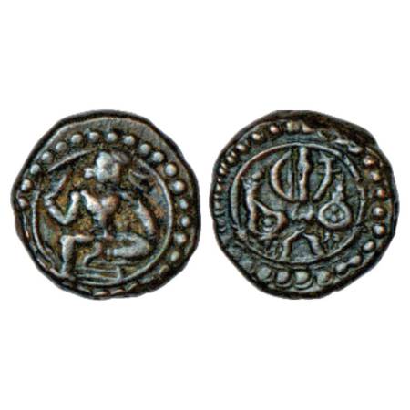 Nayakas of Gingee, Uninscribed Copper Cash (c. 1500-1600 AD), Ganesh 'Tamilnadu' no. 7.20,