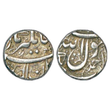 Jahangir (1605-1627 AD), Silver ½ Rupee, Ahmadnagar Mint, KM 134.1. Very Fine+, Very Rare.