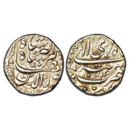 Jahangir (1605-1627 AD), Silver Rupee, Tatta Mint, Di, AH 1024/RY 10, KM 145.17. Very Fine