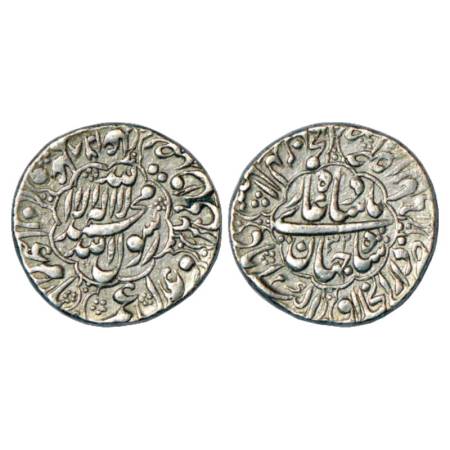 Shah Jahan (1628-1658 AD), Silver Rupee, Dar-ul-Khilafat Akbarabad Mint, AH 1068/RY32, KM 