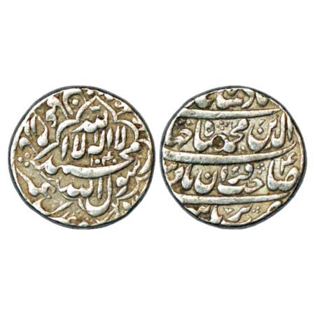 Shah Jahan (1628-1658 AD), Silver Rupee, Burhanpur Mint, AH 1040/RY 4, KM 227.5. Very Fine