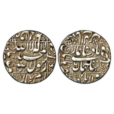 Shah Jahan (1628-1658 AD), Silver Rupee, Multan Mint in left quadrant, AH 1042/RY 6, KM 23