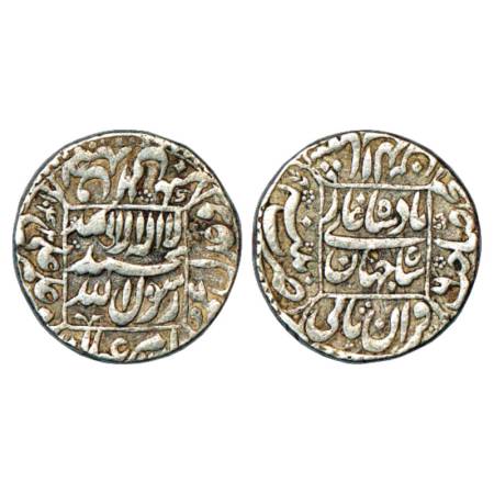 Shah Jahan (1628-1658 AD), Silver Rupee, Patna Mint in left quadrant, AH 1042/RY 6, KM 235