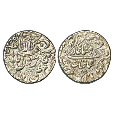 Shah Jahan (1628-1658 AD), Silver Rupee, Surat Mint, AH 1058/RY 20, KM 230.3. Very Fine+, 