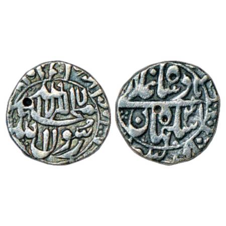Shah Jahan (1628-1658 AD), Silver ½ Rupee, Surat (partly visible) Mint, RY 31, KM 216.1. V