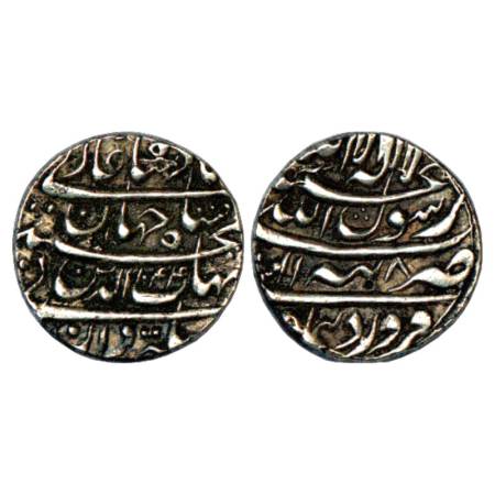 Shah Jahan (1628-1658 AD), Silver Rupee, Tatta Mint, Farwardin, AH 1044/RY 8, KM 224.18. V
