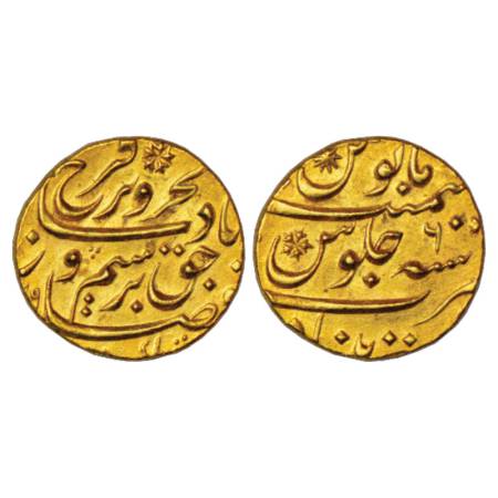 Farrukhsiyar (1713-1719 AD), Gold Mohur, 10.94g, Khujista Bunyad Mint, AH xx29/ RY 6, KM 3