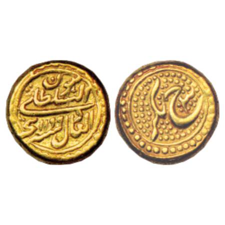 Mysore, Tipu Sultan (1787-1799 AD), Gold (Sultani), 3.30g, Nagar Mint, AH 1119/RY 3, full 