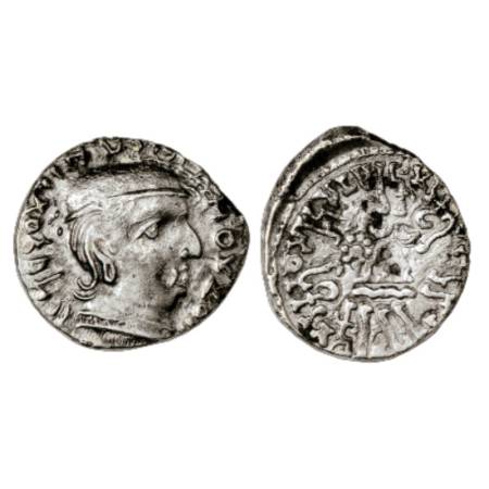 Western Kshatrapas, Kardamaka dynasty, Rudrasena I as Mahakshatrapa (199-222 AD), Silver D