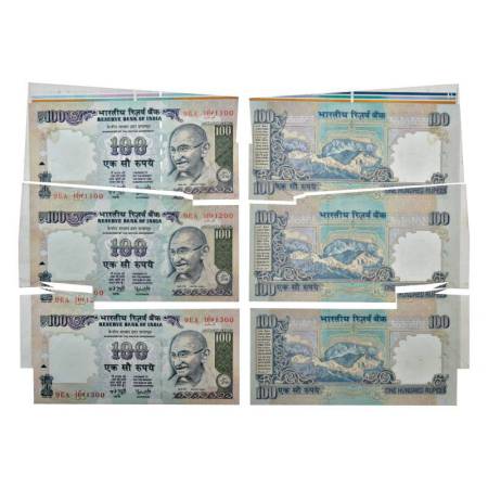 Republic of India, 100 rupees, misprint (3), signed by Y. V. Reddy, without year, serial n