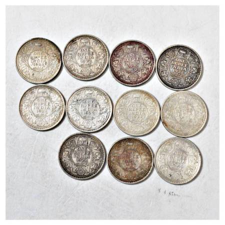British India, George V, silver rupee (11), 1922, Bombay mint. (11 coins)