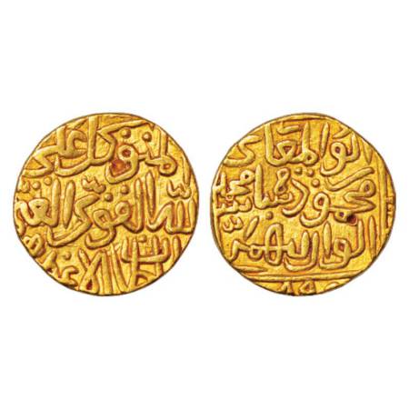 Bahmani Sultans of Deccan, Mahmud Shah (1482-1518 AD), gold tanka, 10.99g. Hadrat Muhammad