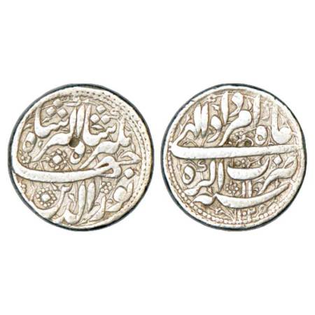 Jahangir (1605-1627 AD), silver rupee, Agra mint, Amardad, AH 1025/RY 11, KM 145.1. Very f
