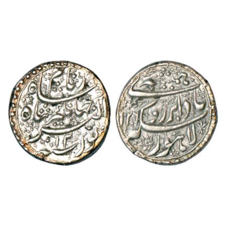 Jahangir (1605-1627 AD), silver rupee, Lahore mint, 'Hamisha' couplet, AH 1026/RY 12, KM 1