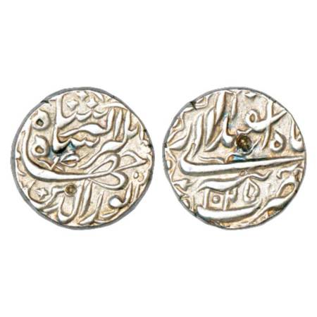 Jahangir, (1605-1627 AD), silver rupee, Tatta mint, Isfandarmunz, AH 1025/RY 11, KM 145.17