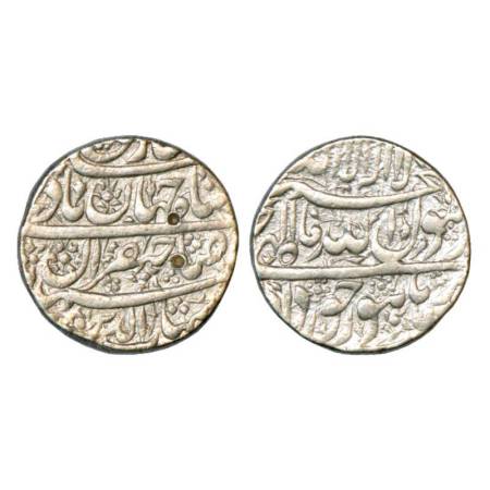 Shah Jahan (1628-1658 AD), silver rupee, Burhanpur mint, Khurdad, KM 224.8. Very fine+, Ra