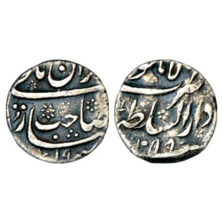 Shah Jahan (1628-1658 AD), silver 1⁄4 rupee, Nisar, 2.73g. Dar us-sultanat Lahore Mint, 'S