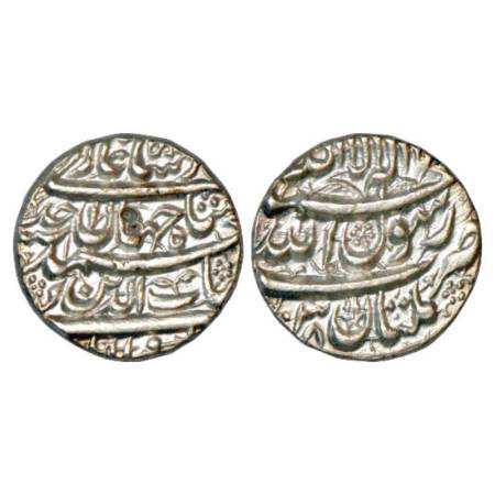 Shah Jahan (1628-1658 AD), silver rupee, Multan mint, AH 1038/RY Ahd, with the emperor's f