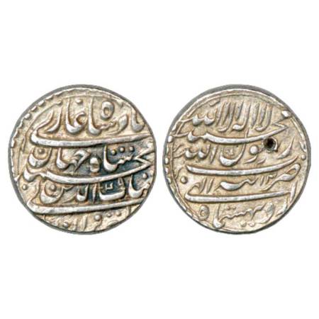 Shah Jahan (1628-1658 AD), silver rupee, Tatta mint, Ardibihst Mah, AH 1049/RY 12, KM 224.