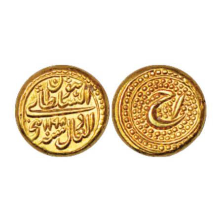 Mysore, Tipu Sultan (1782-1799 AD), gold sultani, 3.43g. Pattan mint, AH 1198/RY 1, Persia