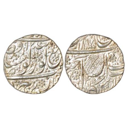 Sikh Empire, silver rupee, Amritsar mint, 'Nanak Shahi' couplet, VS 1885/97, G. Singh 01.5