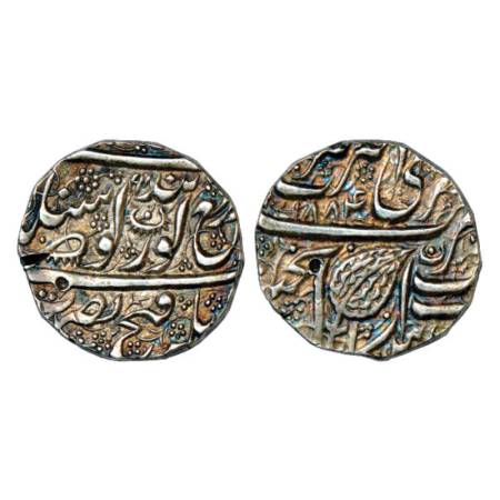Sikh Empire, silver rupee, Amritsar mint, 'Gobind Shahi' couplet, AH 1884/98. Edge knock, 