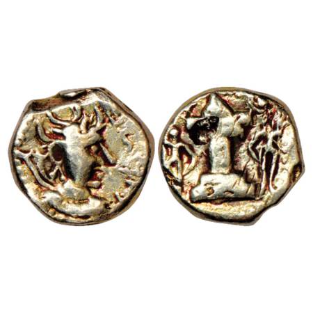 Medieval Sindh - Sasanian-inspired coinage, probably struck under Pratihara contemporaries