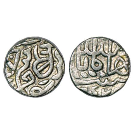 Central India, Tomars of Gwalior, billon tanka, 9.46g, (15th-16th century AD), AH 852, una