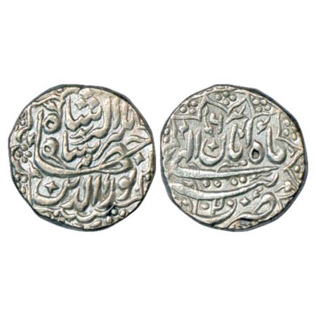Jahangir (1605-1627 AD), silver rupee, Tatta mint, AH 1020/RY 6, Aban, KM 145.17. About ex