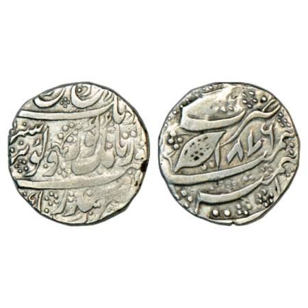 Sikh Empire, silver rupee, Kashmir mint, 'Gobind Shahi' couplet, year of issue VS 1876, fi